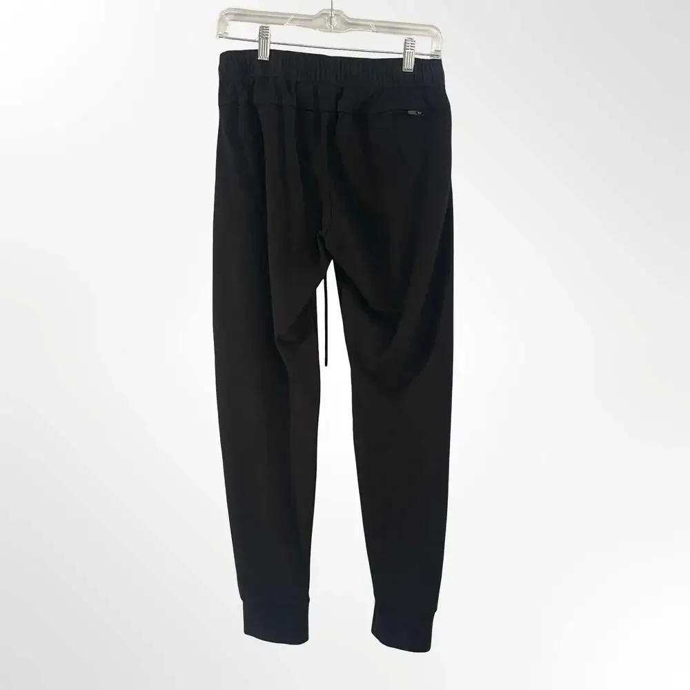 Antony Morato Men's Black Slim-Fit Moto Sweatpants with Zipper Pockets